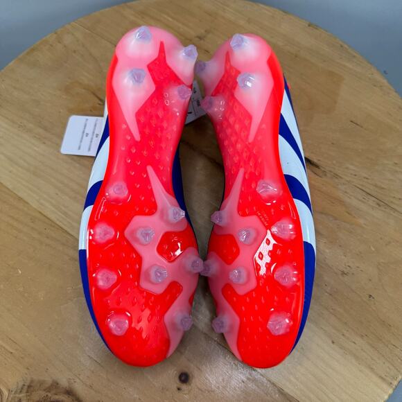 Mens 7‎ / Womens 8 Adidas Predator Elite LL AG Soccer Cleats Laceless Lucid Blue main image 6